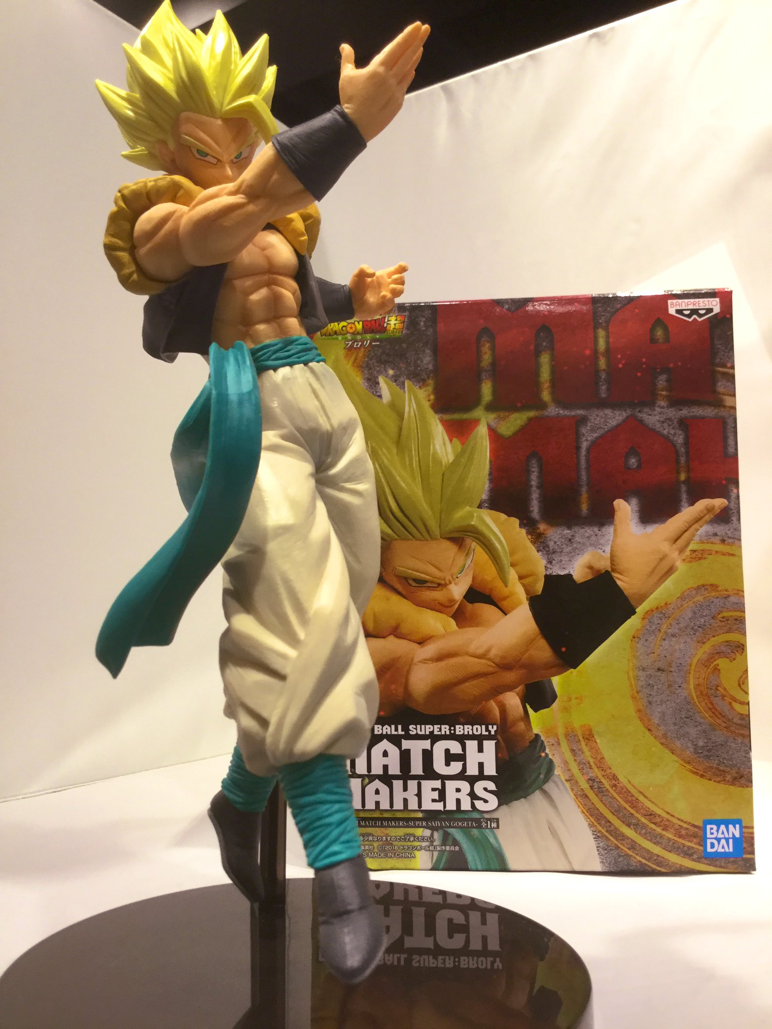 Gogeta Super Saiyan ของแท้ JP แมวทอง - Match Makers Banpresto [โมเดลดราก้อนบอล]