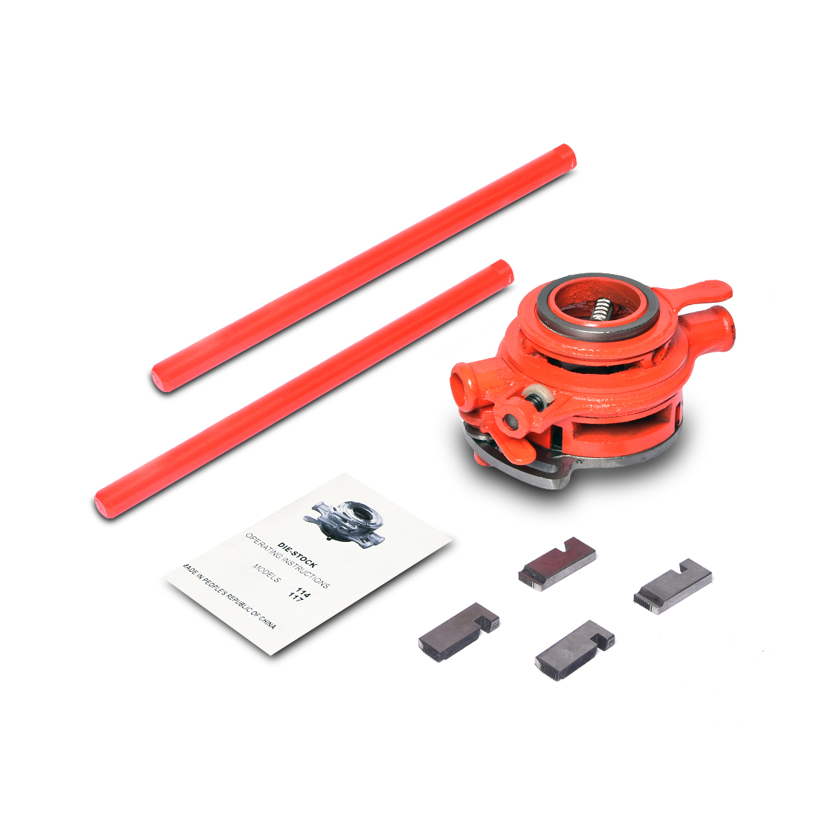 1/2"-2" เครื่องต๊าปเกลียวมือหมุน "POLO"#114 Manual Threading Machine