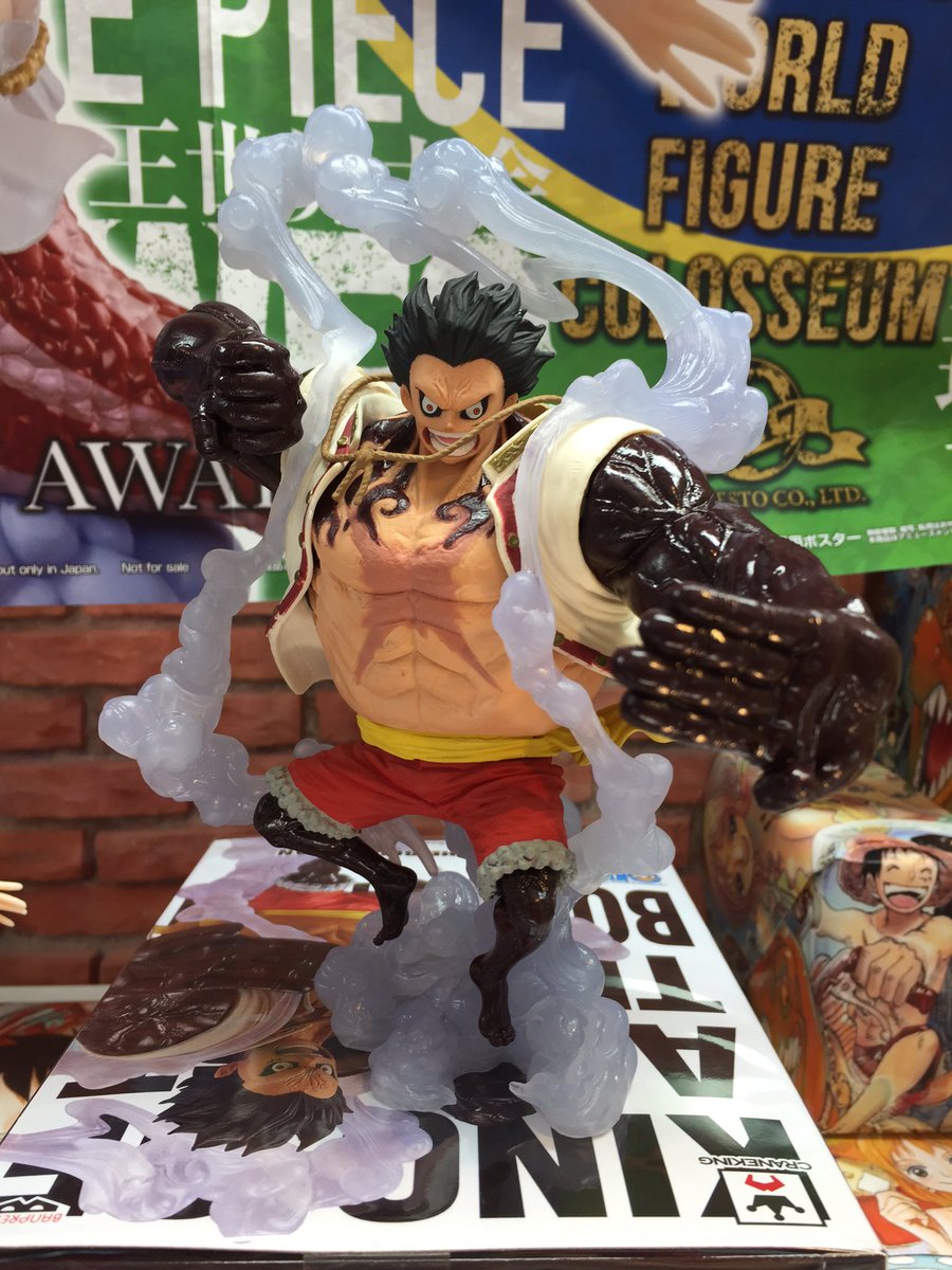 Luffy Gear 4 ของแท้ JP แมวทอง - King of Artist Banpresto [โมเดลวันพีช]