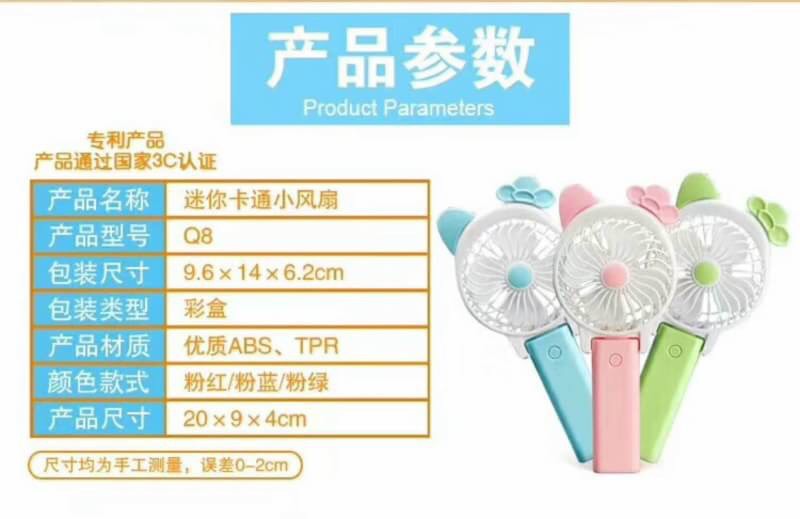 พัดลมมีหู พับได้