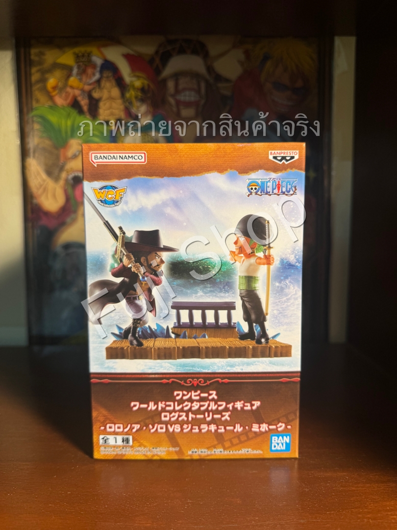 Zoro & Mihawk ของแท้ JP แมวทอง - WCF Banpresto [โมเดลวันพีช] (2 ตัว)