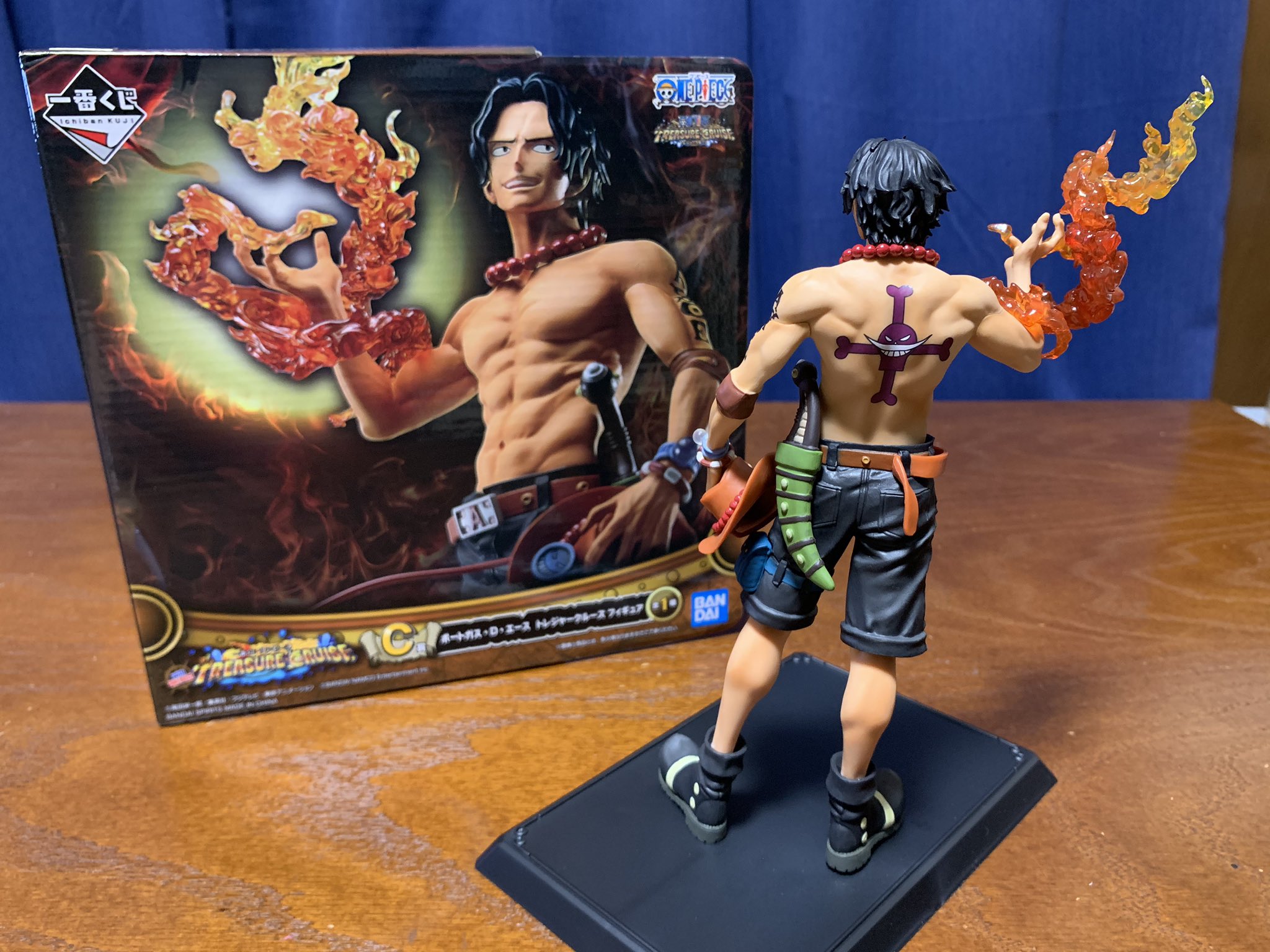 Ace ของแท้ JP แมวทอง - Ichiban Kuji Banpresto [โมเดลวันพีช]