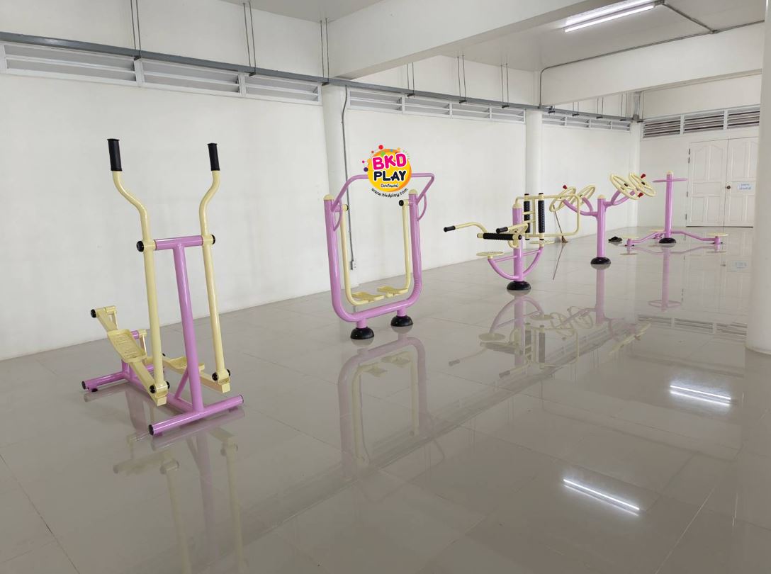 เครื่องออกกำลังกาย กลางแจ้ง ชุดอุปกรณ์ เดินอากาศ ไร้การกระแทก เดี่ยว ลานกีฬา อเนกประสงค์ สนามกีฬา ขนาด 46 x 110 x 143 ซม.