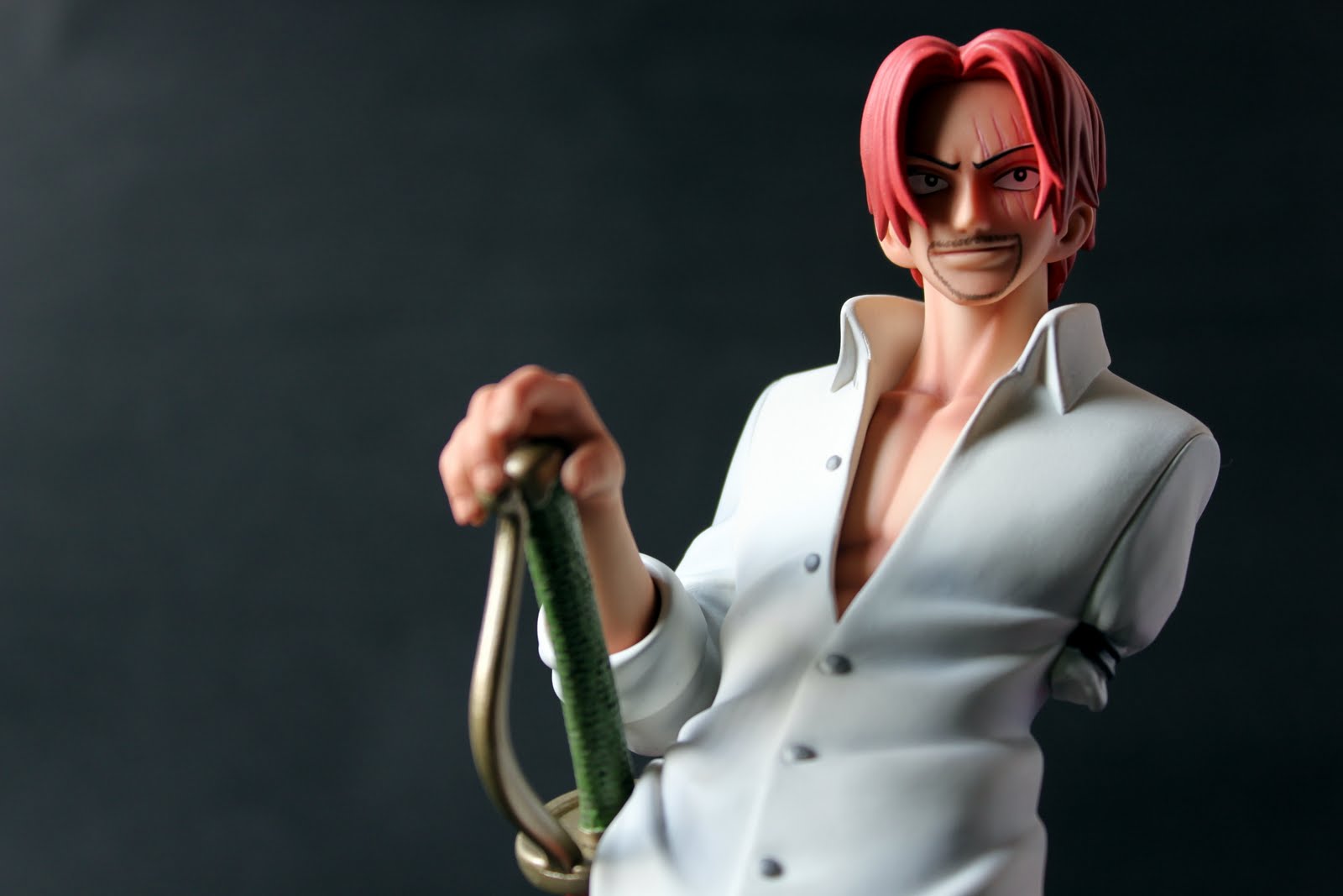 Shanks ของแท้ JP แมวทอง - POP NEO Megahouse [โมเดลวันพีช]