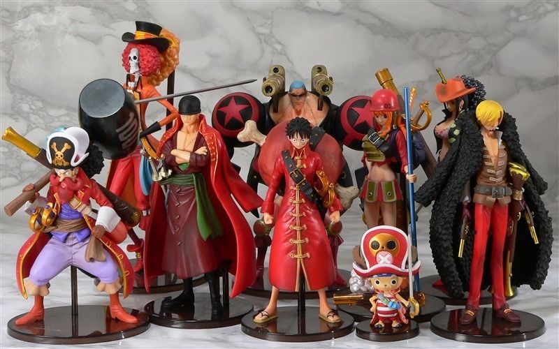 Straw Hat Pirates Film Z Special Set ของแท้ JP แมวทอง - Super Styling Bandai [โมเดลวันพีช] (9 ตัว)