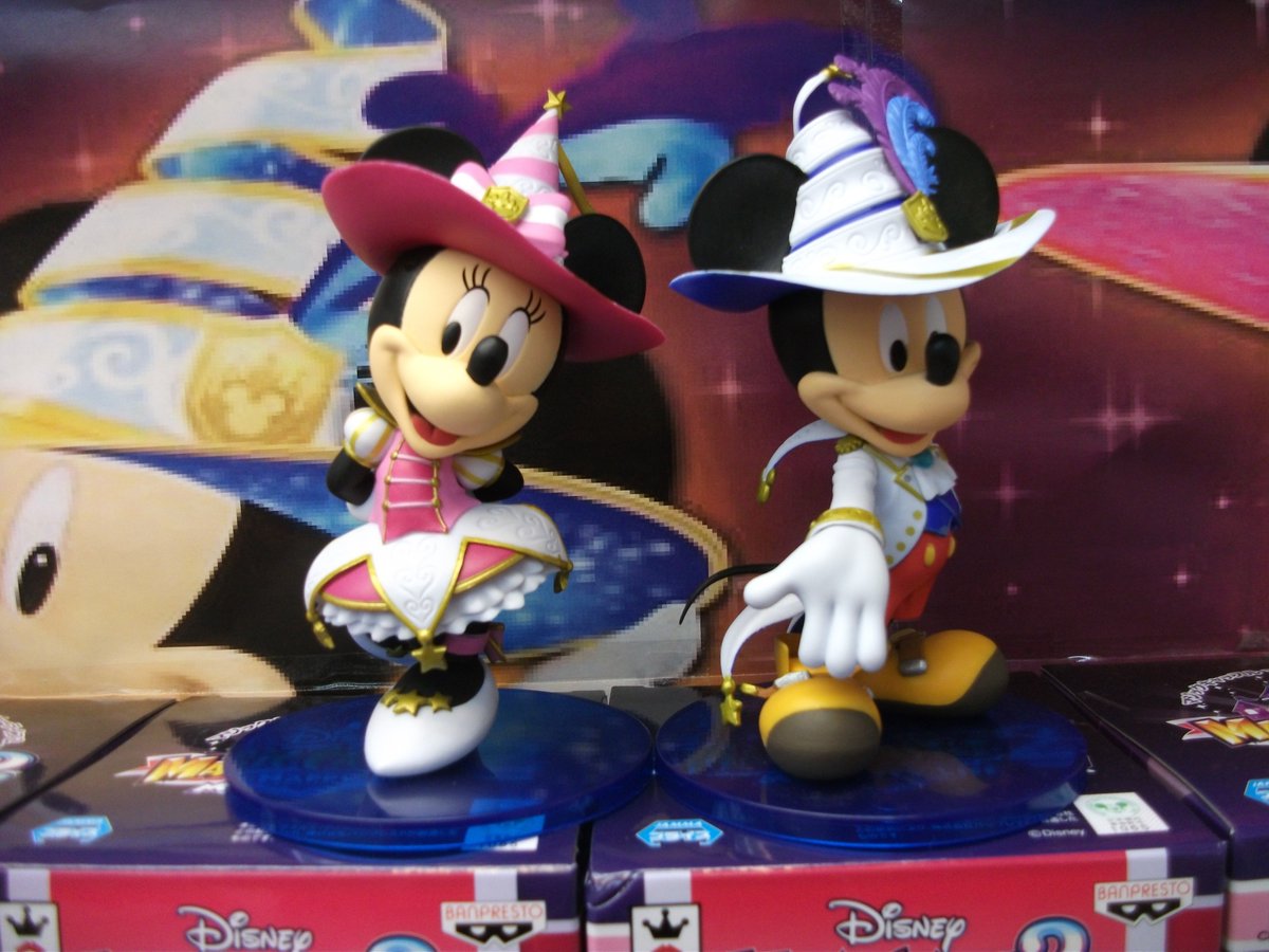 Mickey & Minnie Mouse Magic Castle ของแท้ JP - WCF Premium Banpresto [โมเดล Disney] (2 ตัว)