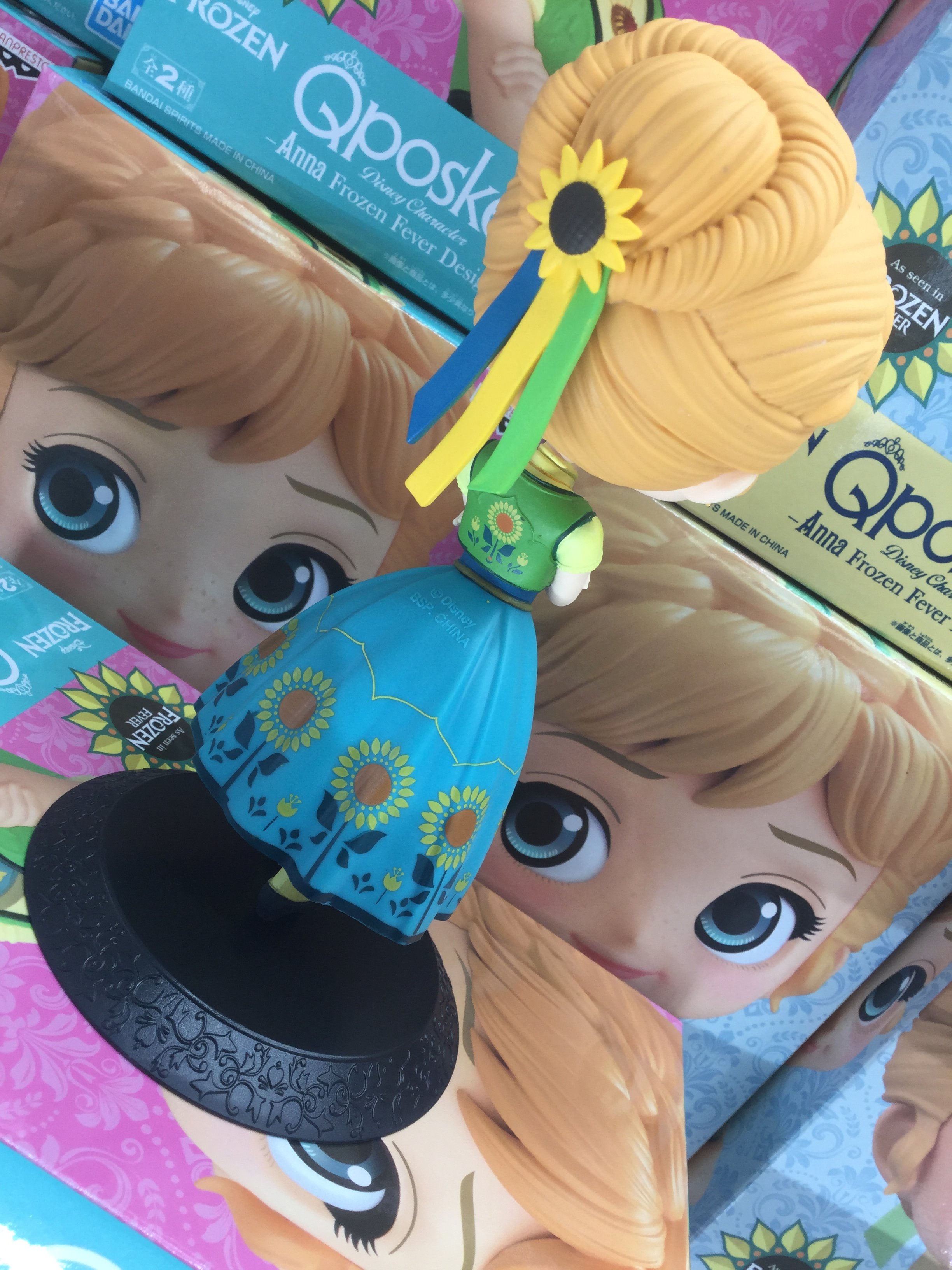Anna Fever Design - Normal Color ของแท้ JP - Q Posket Banpresto [โมเดล Disney]