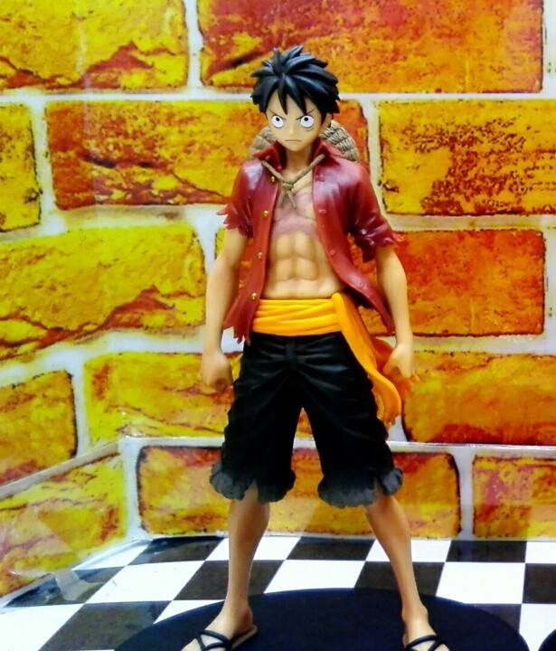 Luffy Stampede ของแท้ JP แมวทอง - Grandline Men Banpresto [โมเดลวันพีช]