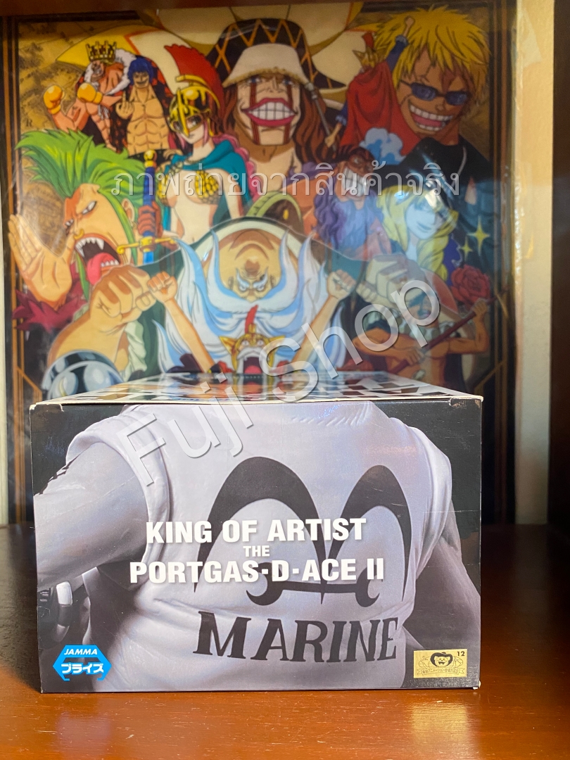 Ace ของแท้ JP แมวทอง - King of Artist Banpresto [โมเดลวันพีช]