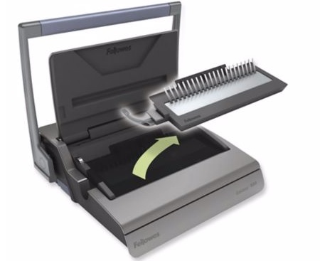 เครื่องเจาะกระดาษมือโยกและเข้าเล่มมือโยก Fellowes รุ่น Galaxy 500