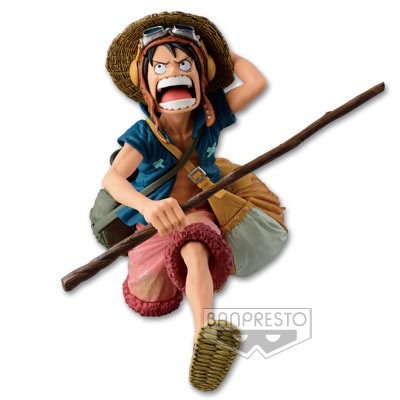 Luffy ของแท้ JP แมวทอง - Scultures Banpresto [โมเดลวันพีช]