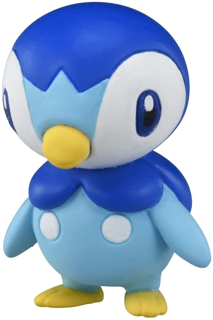 Piplup ของแท้ JP - Monster Collection Takara Tomy [โมเดลโปเกมอน]