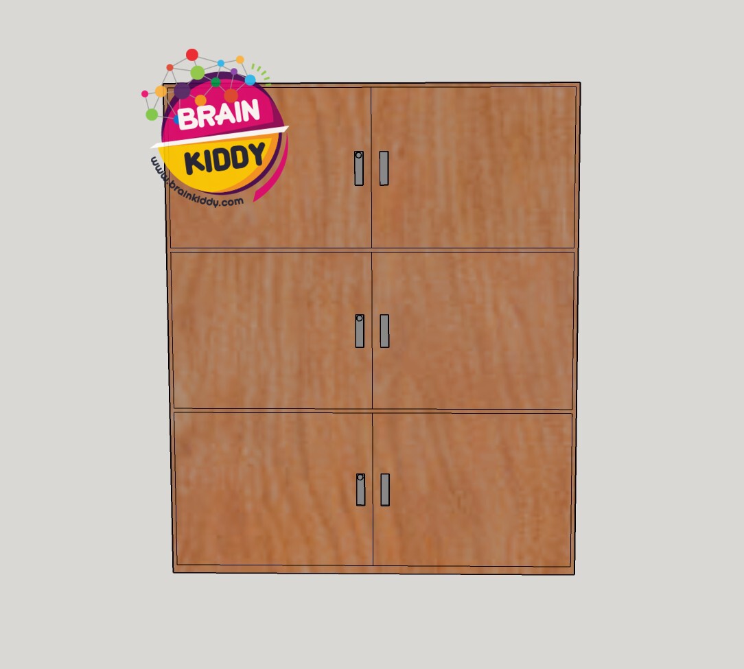ตู้เก็บอุปกรณ์ - ชั้น , เฟอร์นิเจอร์เด็กสั่งทำตามสีและขนาดได้ , เฟอร์นิเจอร์ไม้ , เฟอร์นิเจอร์เด็ก ขนาด 39 x 99 x 119 ซม.