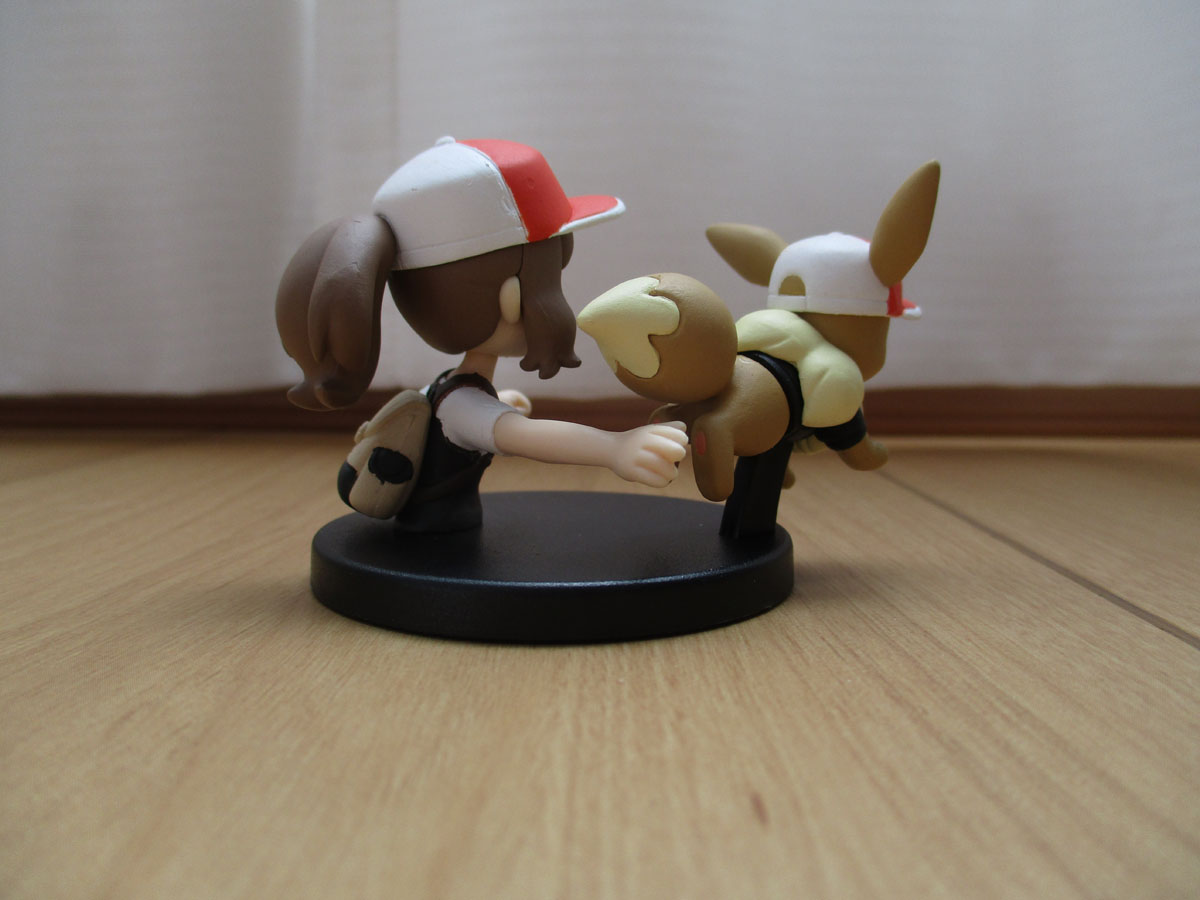 Eevee & Trainer ของแท้ JP - Pokemon Center [โมเดลโปเกมอน] (2 ตัว)