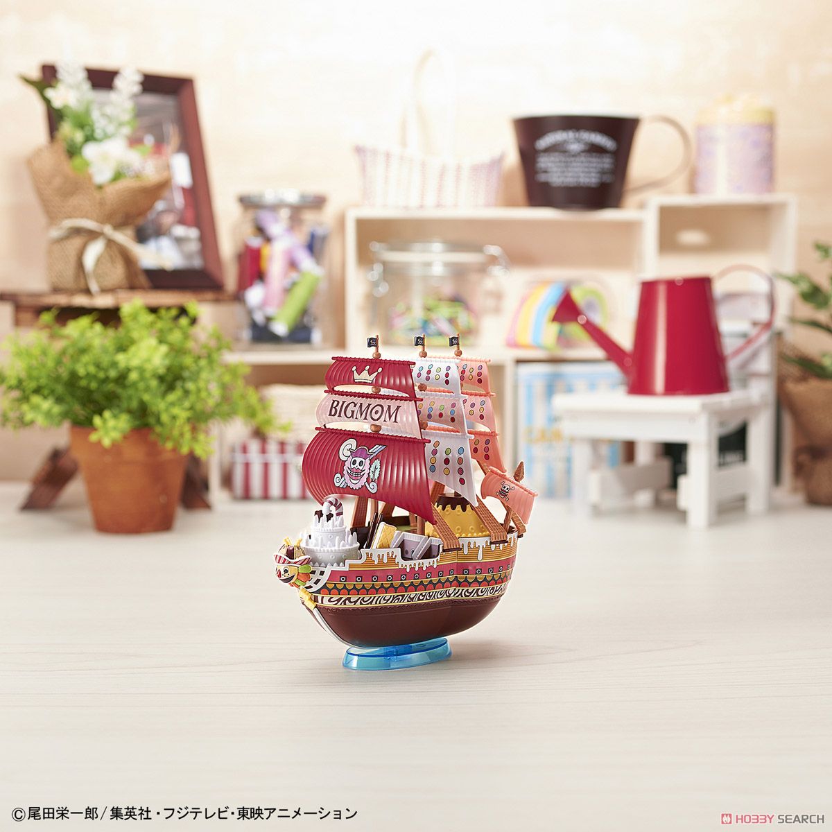 Queen Mama Chanter (แบบประกอบ) ของแท้ JP แมวทอง - Grand Ship Collection Bandai [โมเดลเรือวันพีช]