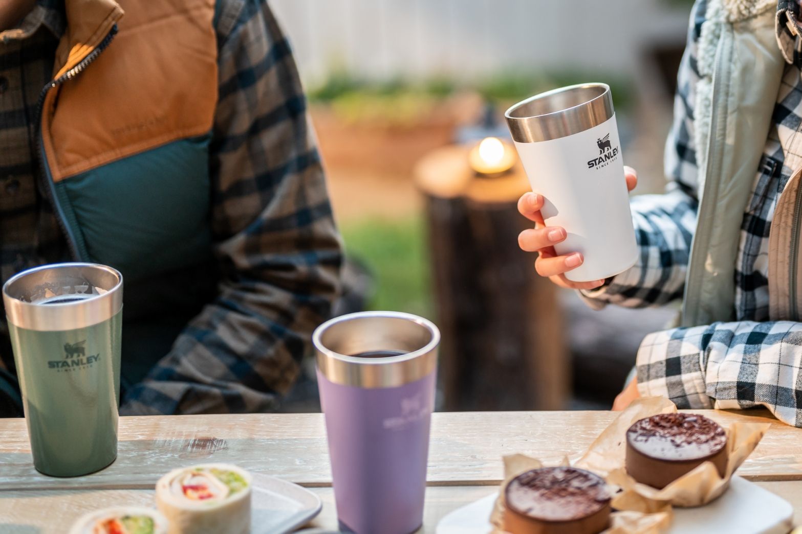 Adventure Stacking Beer Pint 16Oz Lavender