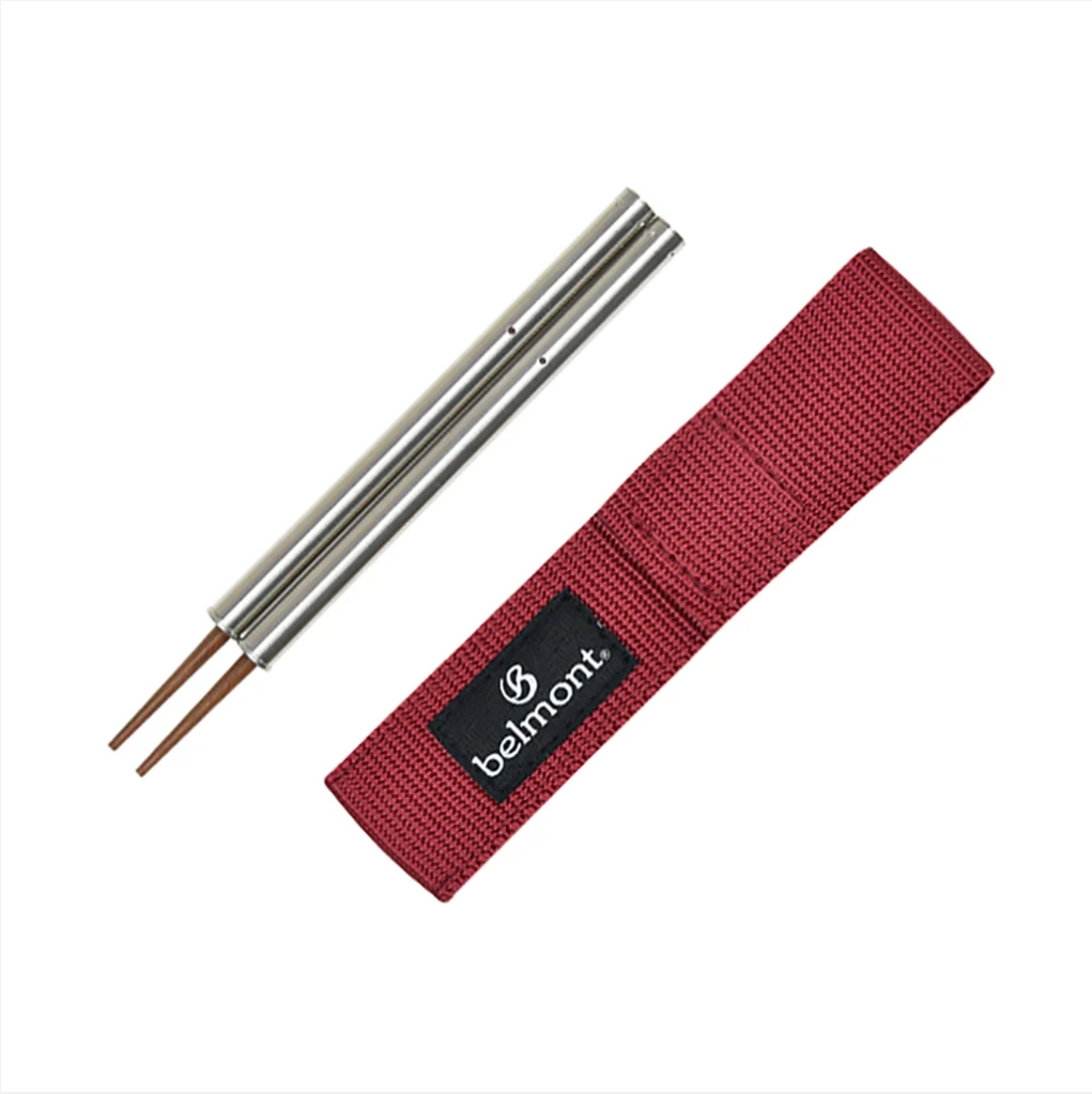 Stainless Steel and Wooden Chopsticks (Engine) ตะเกียบสแตนเลส