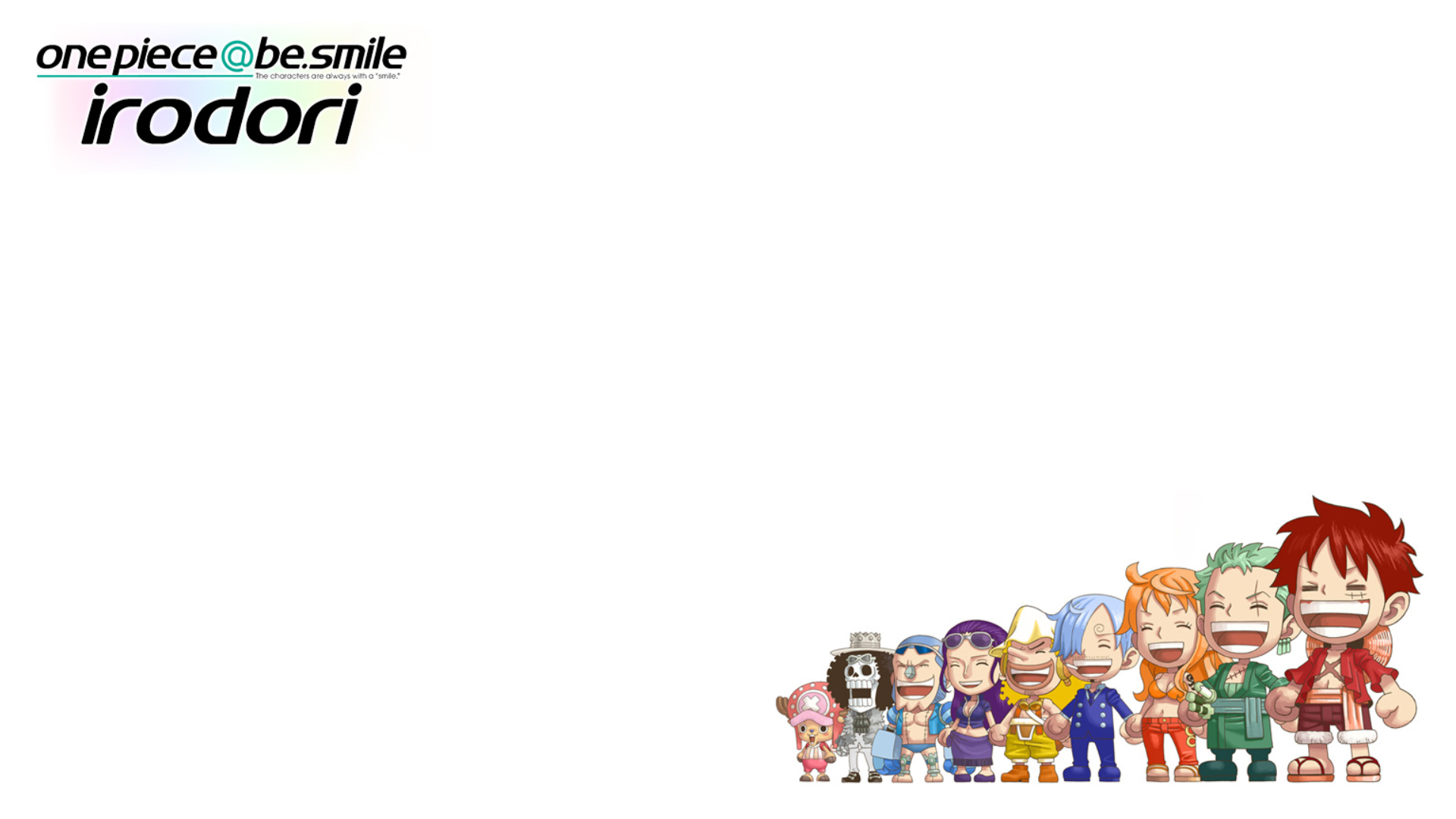 Straw Hat Pirates Irodori Set ของแท้ JP แมวทอง - Besmile Bandai [โมเดลวันพีช] (9 ตัว)