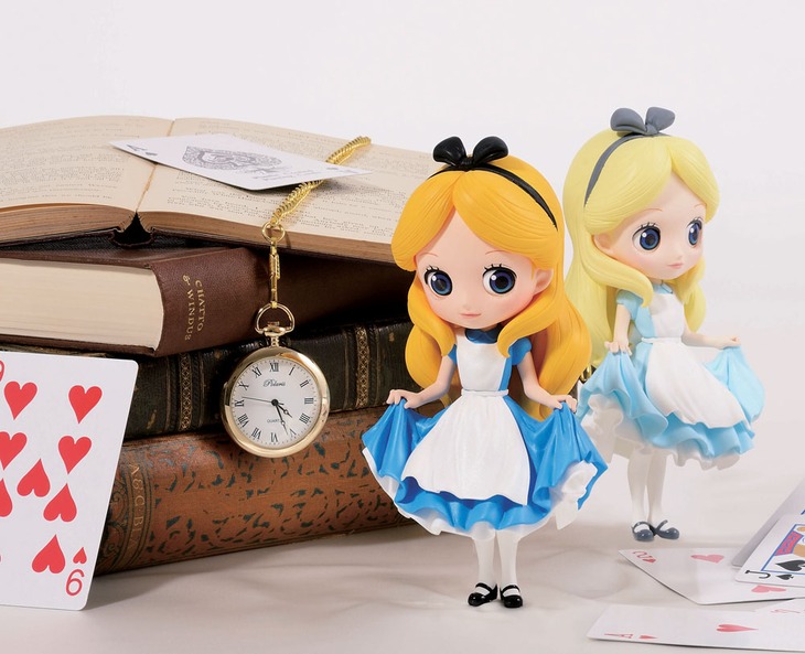 Alice - Normal Color ของแท้ JP - Q Posket Banpresto [โมเดล Disney]