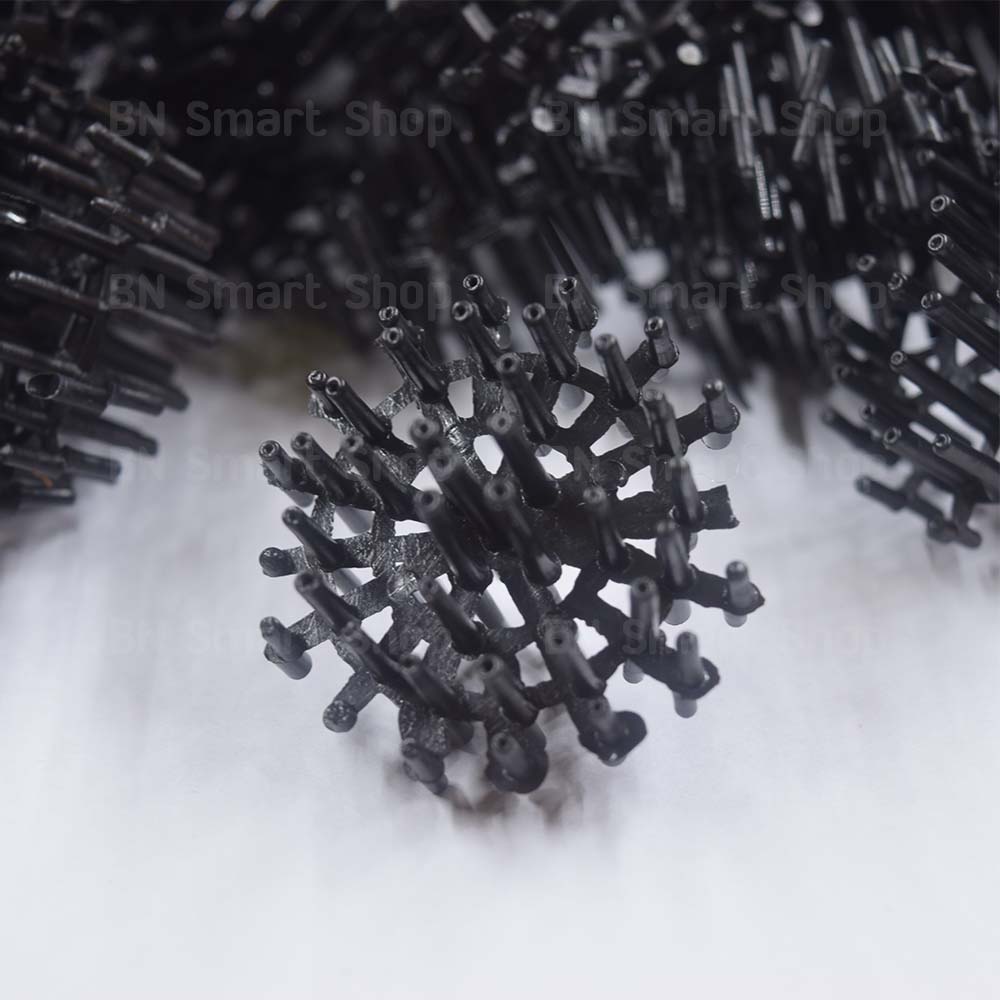 วัสดุกรองตู้ปลาตู้กุ้ง ไบโอบอล Bioball 1 ถุง น้ำหนักประมาณ 300 กรัม หรือประมาณ 90 ลูก แถมฟรีใยแก้วอย่างดี 1แผ่น