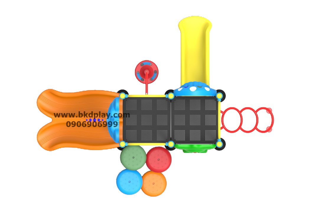 ชุดหอสไลด์ปีนป่ายอนุบาล-13 เครื่องเล่นสนาม กลางแจ้ง เหล็ก, สไลเดอร์, ของเล่น สั่งทำ 10-20 วัน