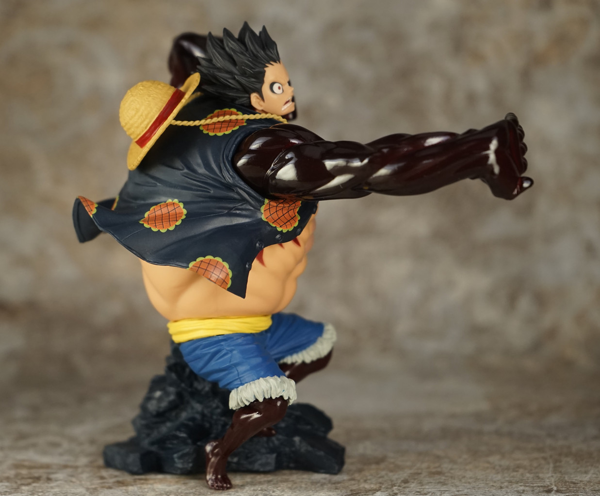Luffy Gear 4 ของแท้ JP แมวทอง - Scultures Banpresto [โมเดลวันพีช]