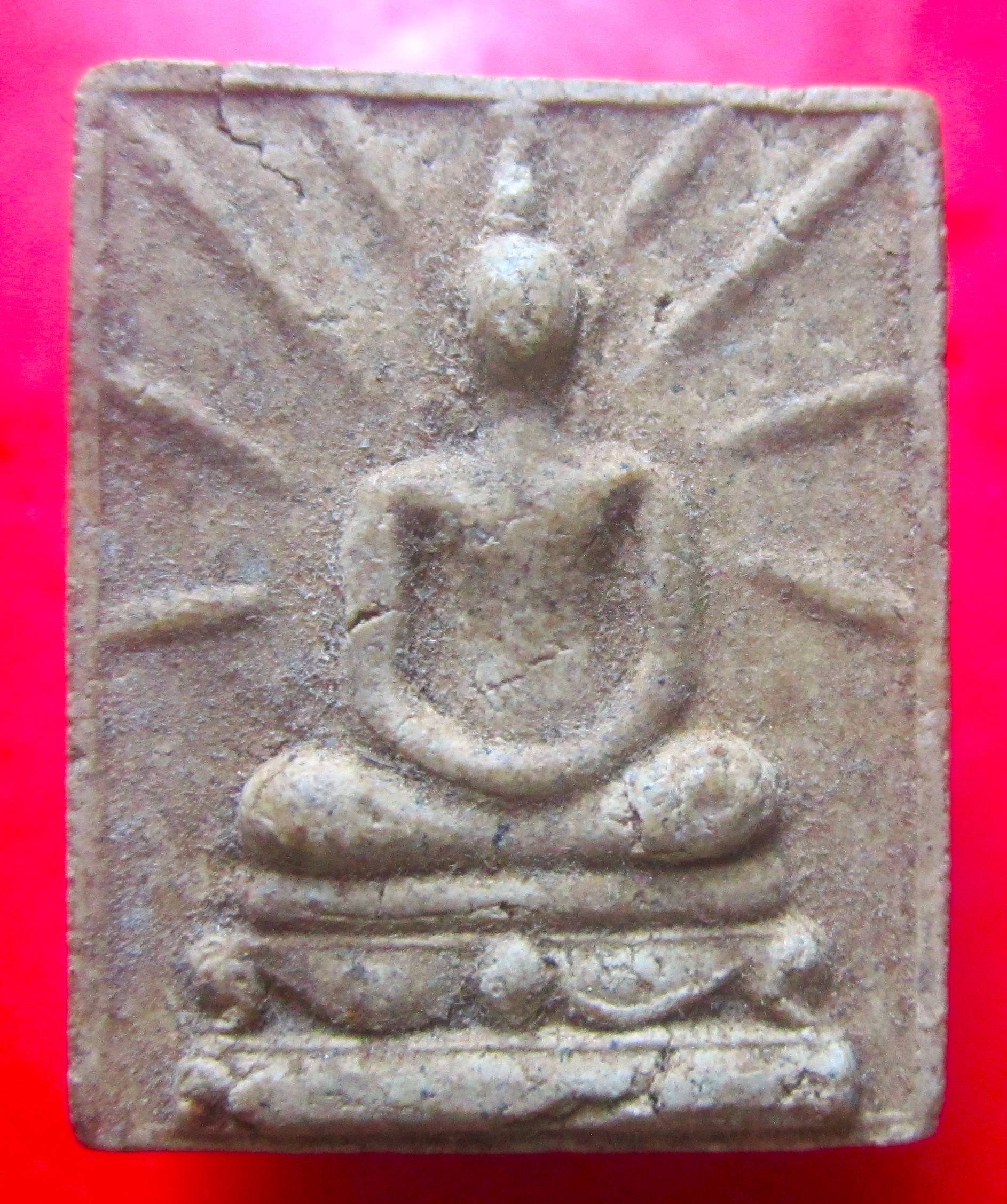 พระสมเด็จฟ้าลั่น หลวงพ่อเกษม วัดธรรมวงษ์ จ.ลพบุรี สภาพสวย