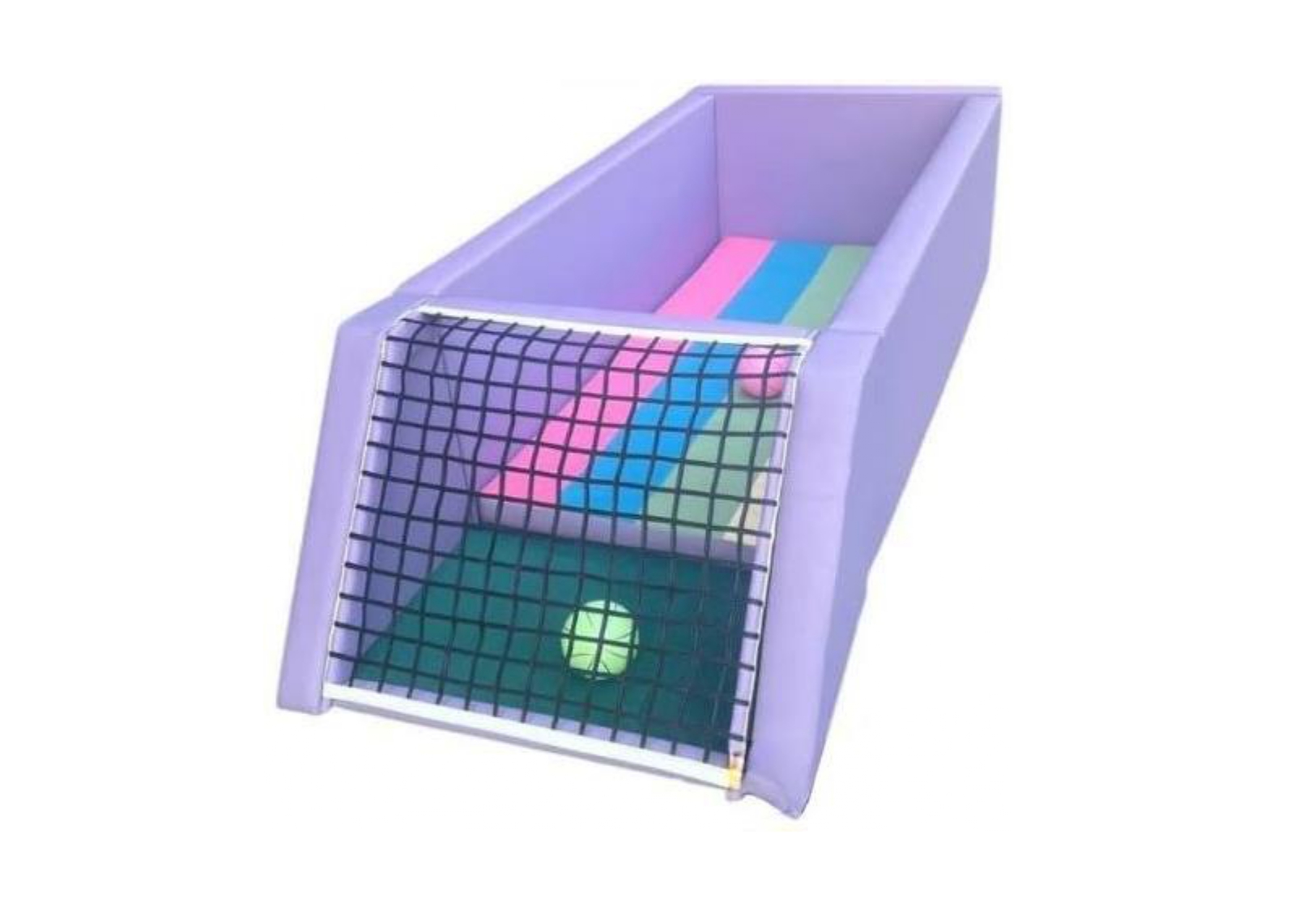 คอกกั้นเด็ก มีโกลฟุตบอล, คอกกั้นเด็ก,เตียงเด็ก,เบาะหนังนุ่มนิ่ม softplay, indoor playground kidszone ,สวนสนุกในร่ม ,รับสั่งทำบ่อบอล เตียงเด็กตามขนาด ขนาด 1.17 เมตร สูง 60 ซม.