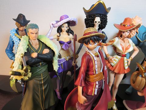 Straw Hat Pirates 15th Set ของแท้ JP แมวทอง - Grandline Men / Lady Banpresto [โมเดลวันพีช] (9 ตัว)