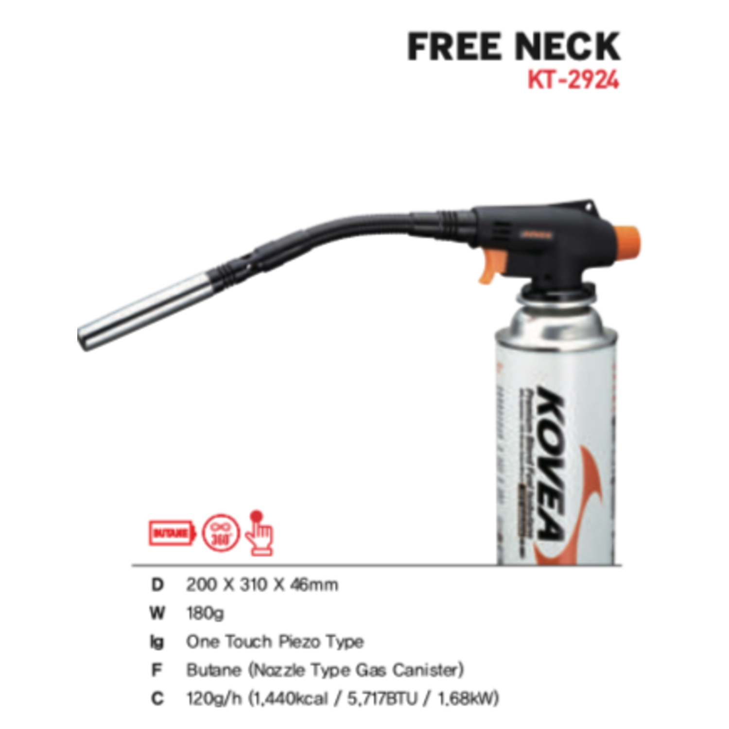 Free Neck Torch