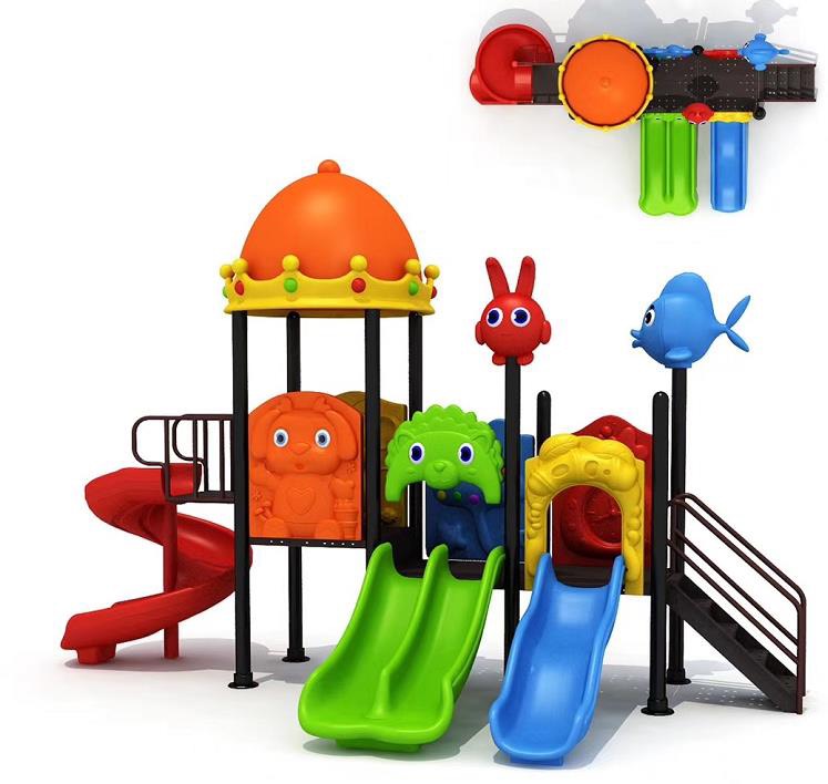 เครื่องเล่นสนามกลางแจ้ง ในร่ม ชุดมงกุฎกระต่าย สไลเดอร์ใหญ่,ครุภัณฑ์สนามเด็กเล่น,งบ.สพฐ,โครงการโรงเรียนประชารัฐ, เครื่องเล่นสนามระดับก่อนประถมศึกษา,