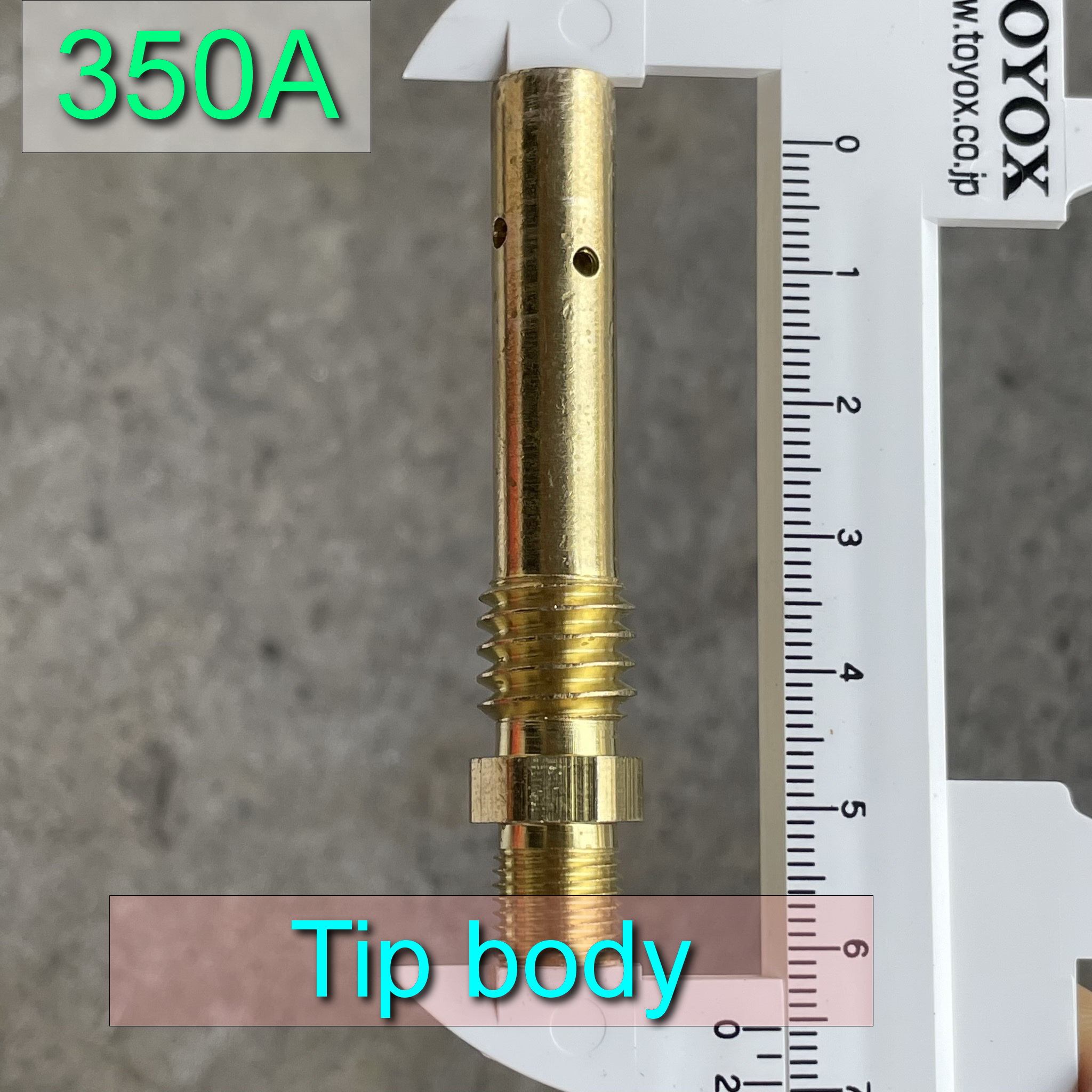 350A TIP BODY เกลียวนอก (ทิปบอดี้)