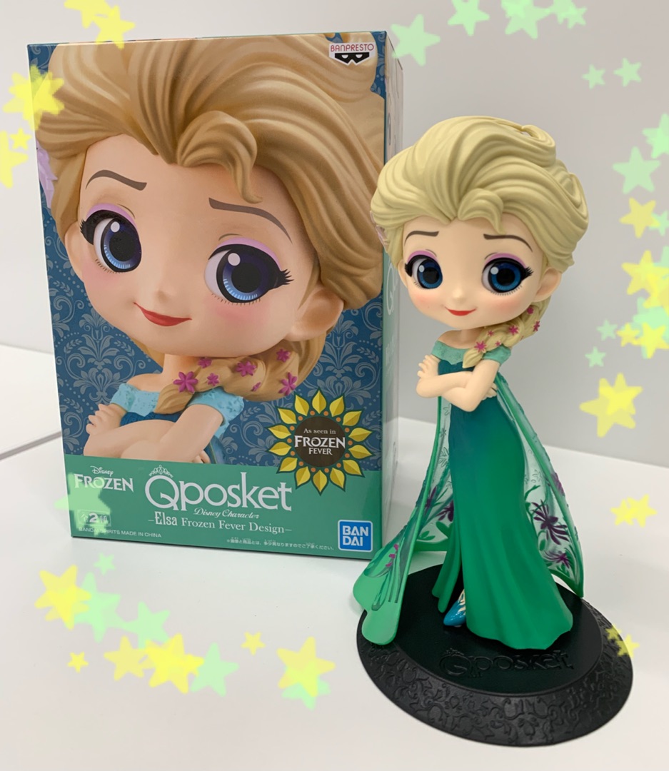 Elsa Fever Design - Normal Color ของแท้ JP - Q Posket Banpresto [โมเดล Disney]