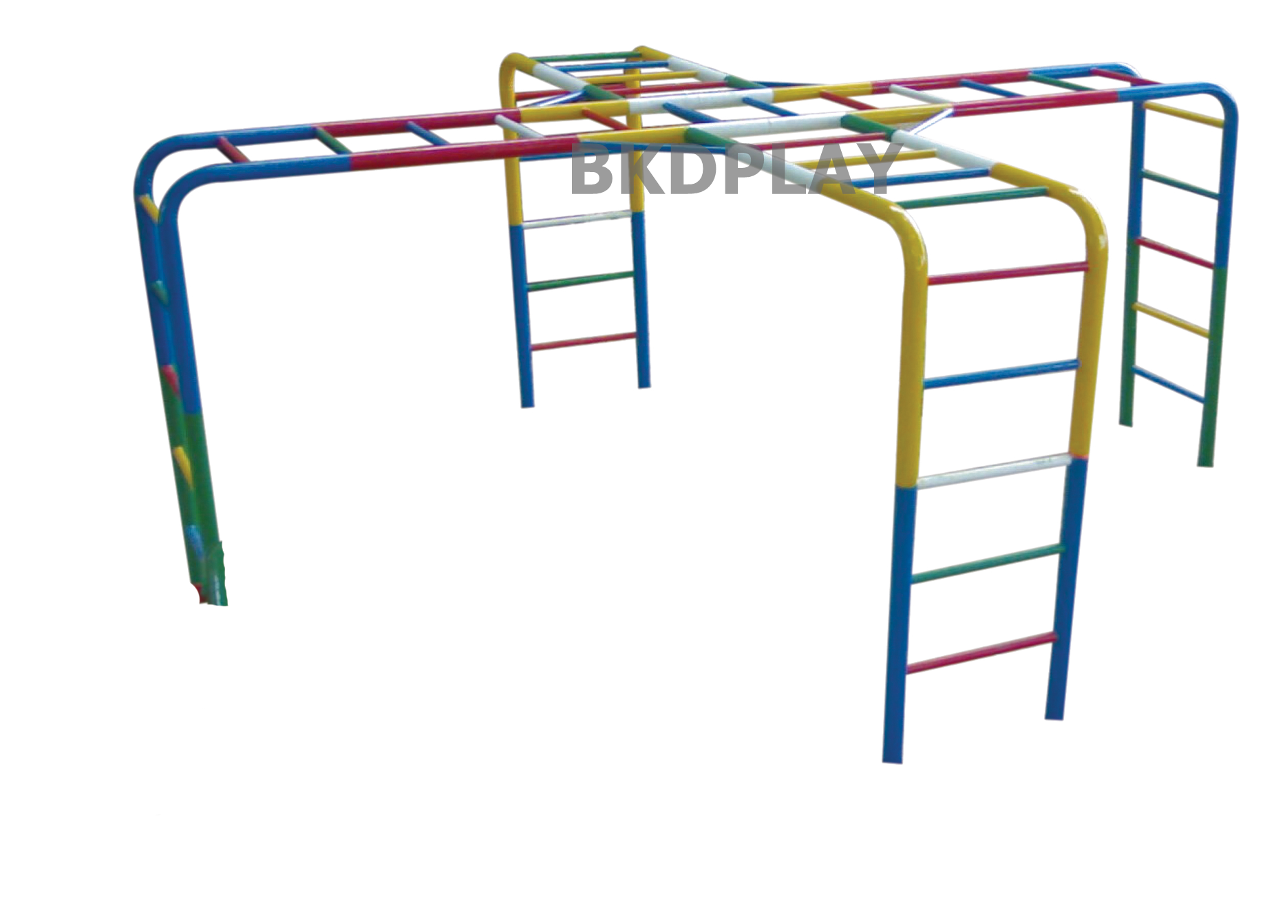 บาร์ไต่, เครื่องเล่นสนามกลางแจ้ง , เครื่องเล่นสนามแบบเหล็ก,ชิงช้า,สไลเดอร์,โยกเยกเหล็ก, ม้าหมุน, OutdoorPlayground, ราคาโรงงาน ขนาด 150x250x170 ซม.