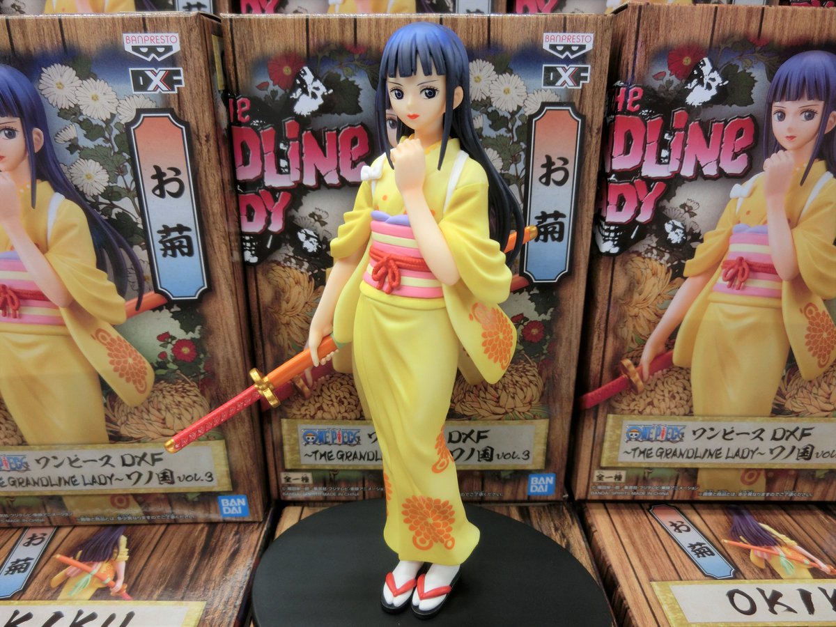 Okiku ของแท้ JP แมวทอง - Grandline Lady Banpresto [โมเดลวันพีช]