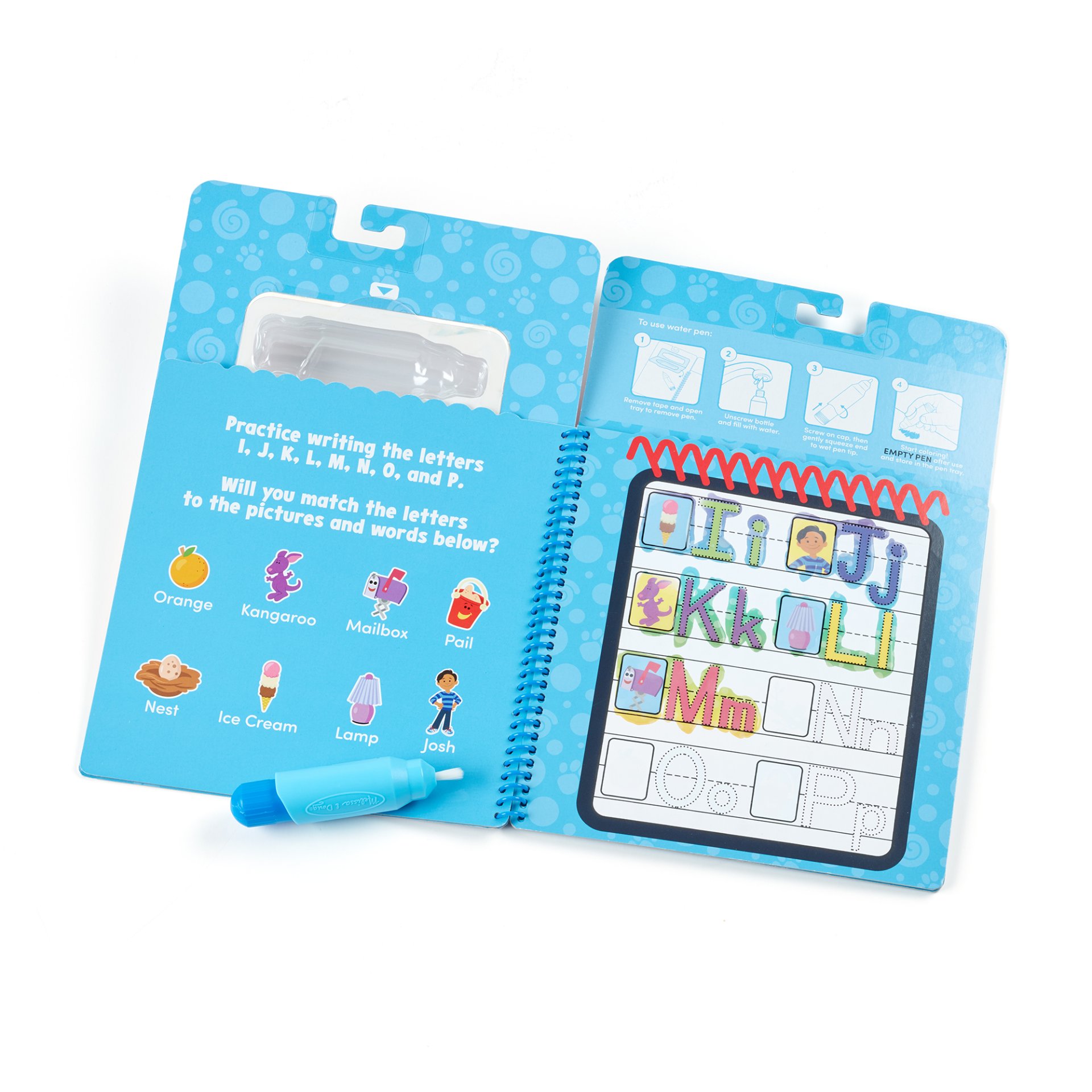 สมุดระบายสีด้วยน้ำ Blue's Clues ชุด C ของเล่นเสริมพัฒนาการเด็ก เสริมทักษะการเรียนรู้ สื่อการสอนอนุบาล พร้อมส่ง