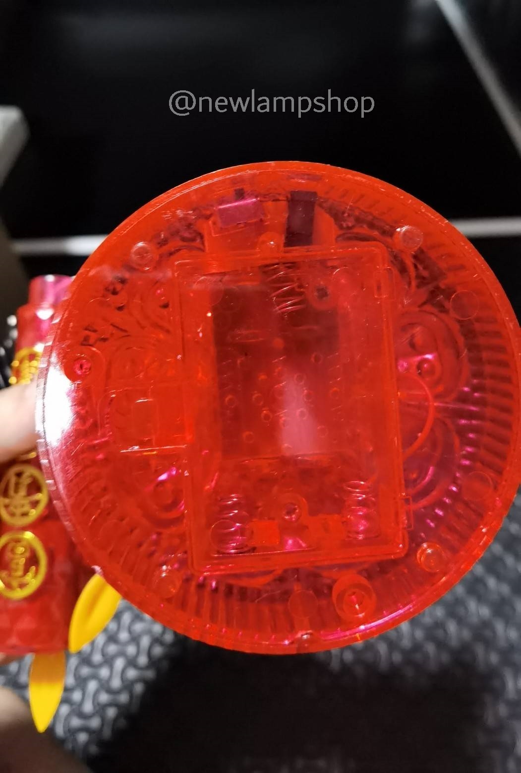 ชุดธูปเทียนทองก้อน 2 ระบบ ใส่ถ่าน AAA 3 ก้อน และเสียบปลั๊ก สูงประมาณ 10"