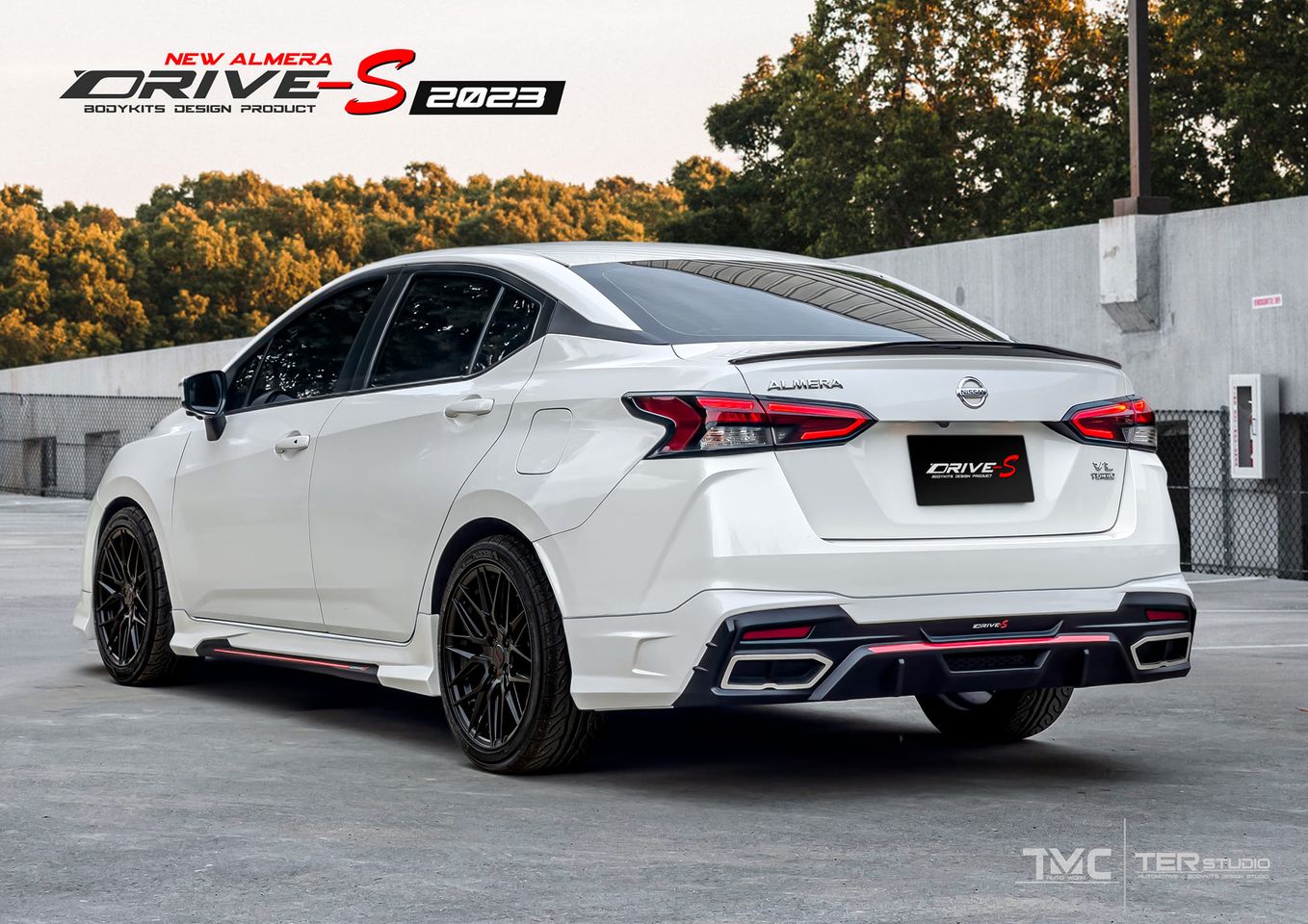 𝐃𝐫𝐢𝐯𝐞-𝐒 VS Nissan Almera'2023 [หล่อกว่านี้ก็ต้องนี่ละน้องกับชุดแต่งสาวเหลียว!!]