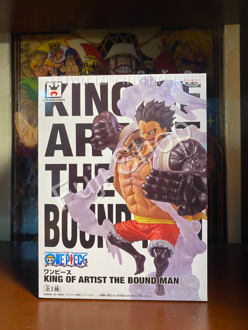 Luffy Gear 4 ของแท้ JP แมวทอง - King of Artist Banpresto [โมเดลวันพีช]