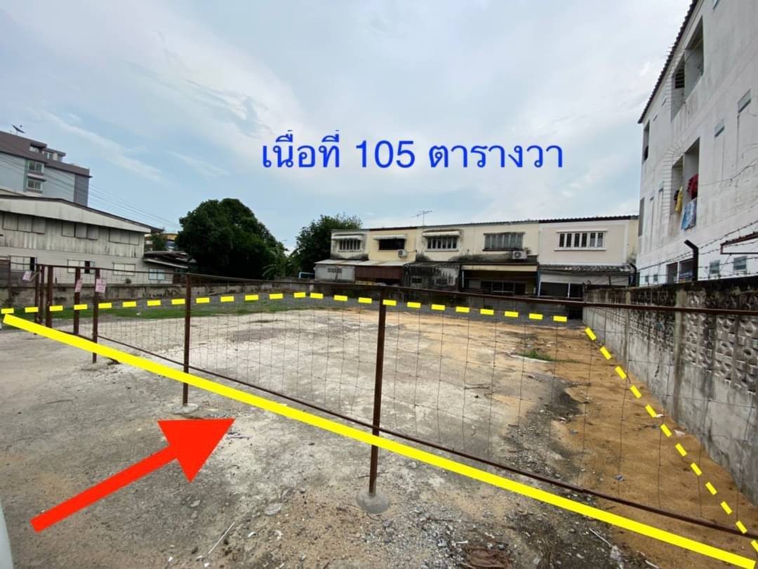 ขายที่ดินเปล่า ซ.วัดโพธิ์ทองบน ติวานนท์ ขนาด 105ตรว. เหมาะสร้างบ้าน ทาวน์เฮาส์ หรืออพาร์ทเมนต์