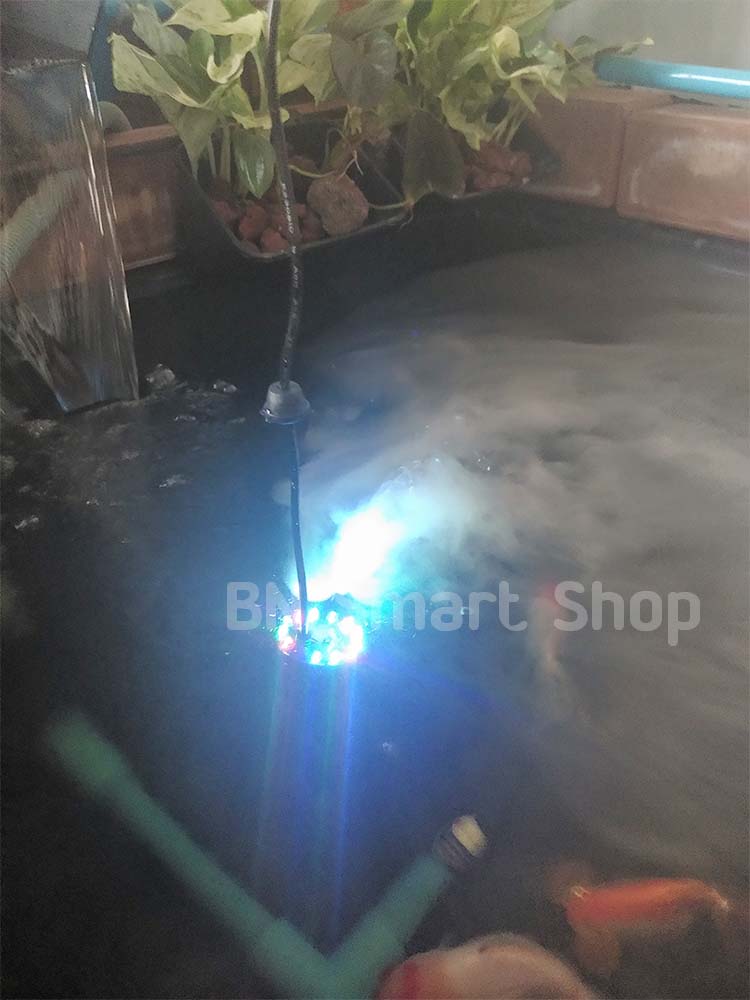 เครื่องทำหมอก เครื่องทำควัน รุ่น HQ 105 ใช้ประดับตกแต่งเพิ่มบรรยากาศในบ้านหรือบ่อปลา