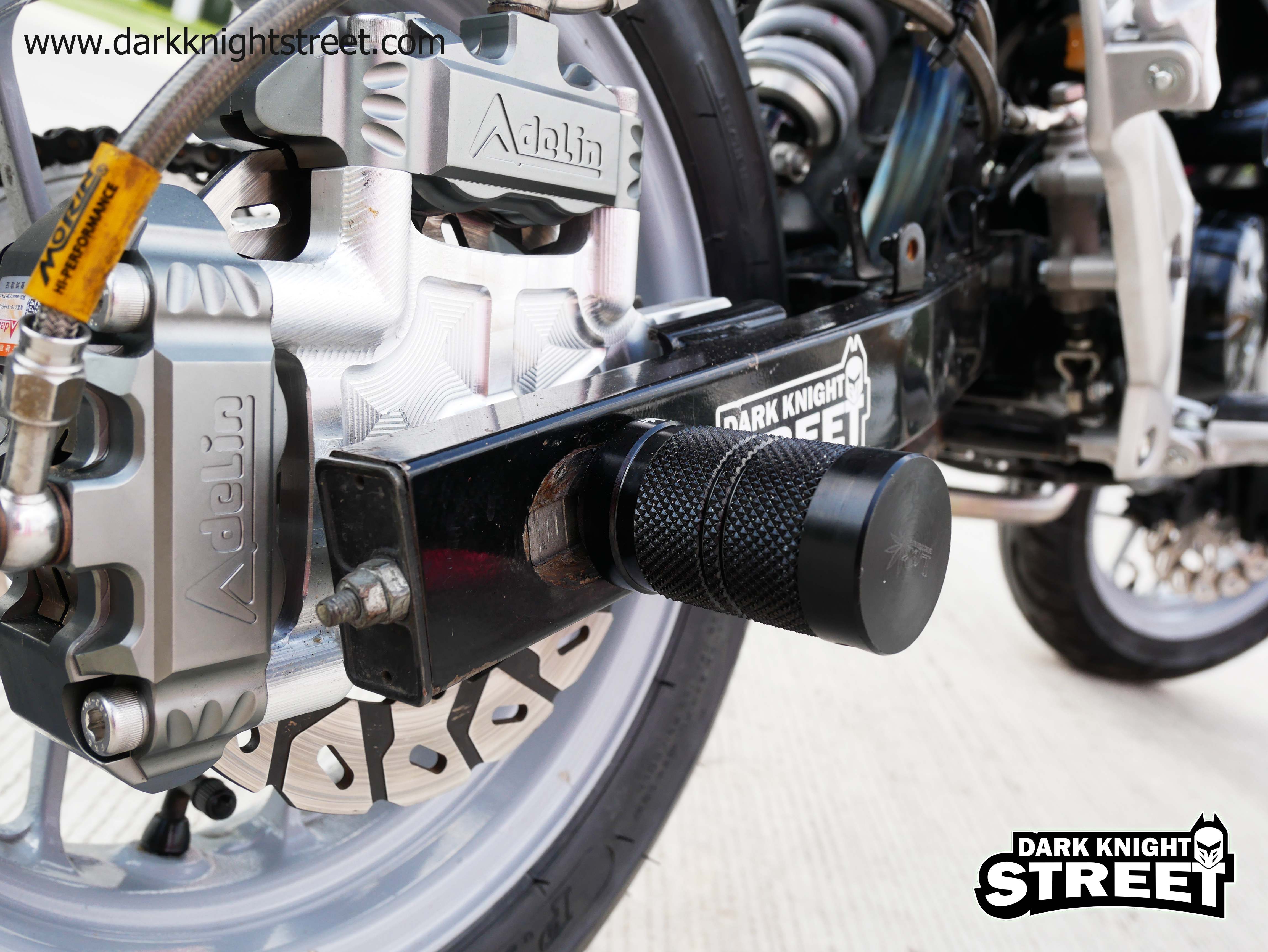 Z125 Axle sliders front and rear wheels complete kit