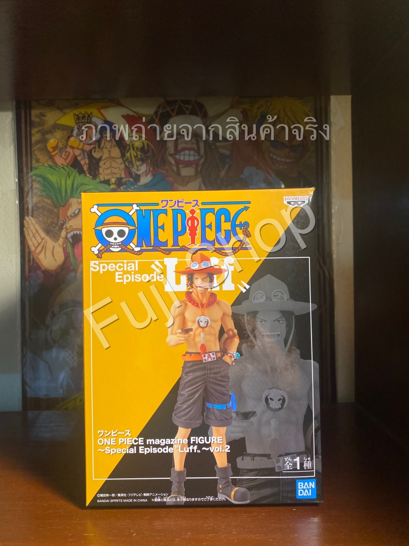 Ace ของแท้ JP แมวทอง - Magazine Figure Banpresto [โมเดลวันพีช]