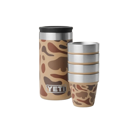 Shot Glasses & Case Wetlands Camo