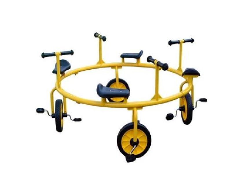 จักรยานวงกลม 4 ที่นั่ง, เครื่องออกกำลังกายกลางแจ้ง, เครื่องเล่นสนาม,จักรยานออกกําลังกาย,เครื่องปั่นจักรยาน, พร้อมส่ง