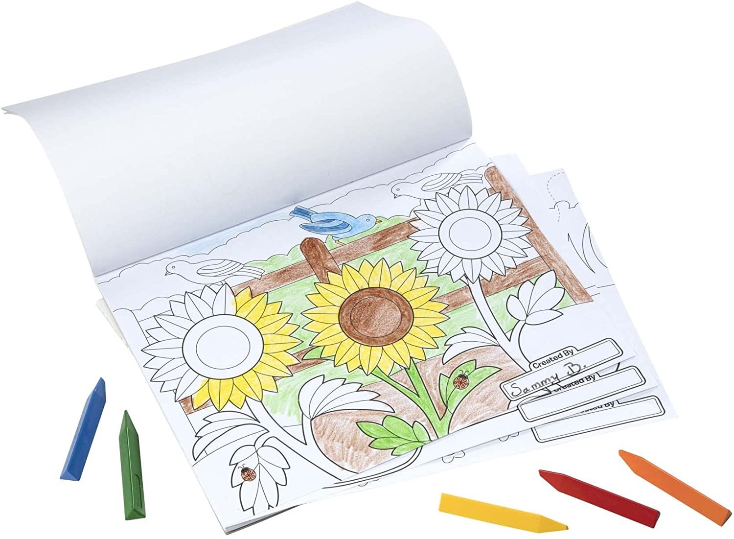 สมุดระบายสีเจ้าหญิงเล่มใหญ่ ของเล่นเสริมพัฒนาการเด็ก เสริมทักษะการเรียนรู้ สื่อการสอนอนุบาล พร้อมส่ง