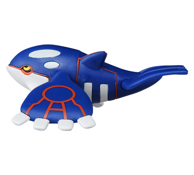 Kyogre ของแท้ JP - Monster Collection Takara Tomy [โมเดลโปเกมอน]