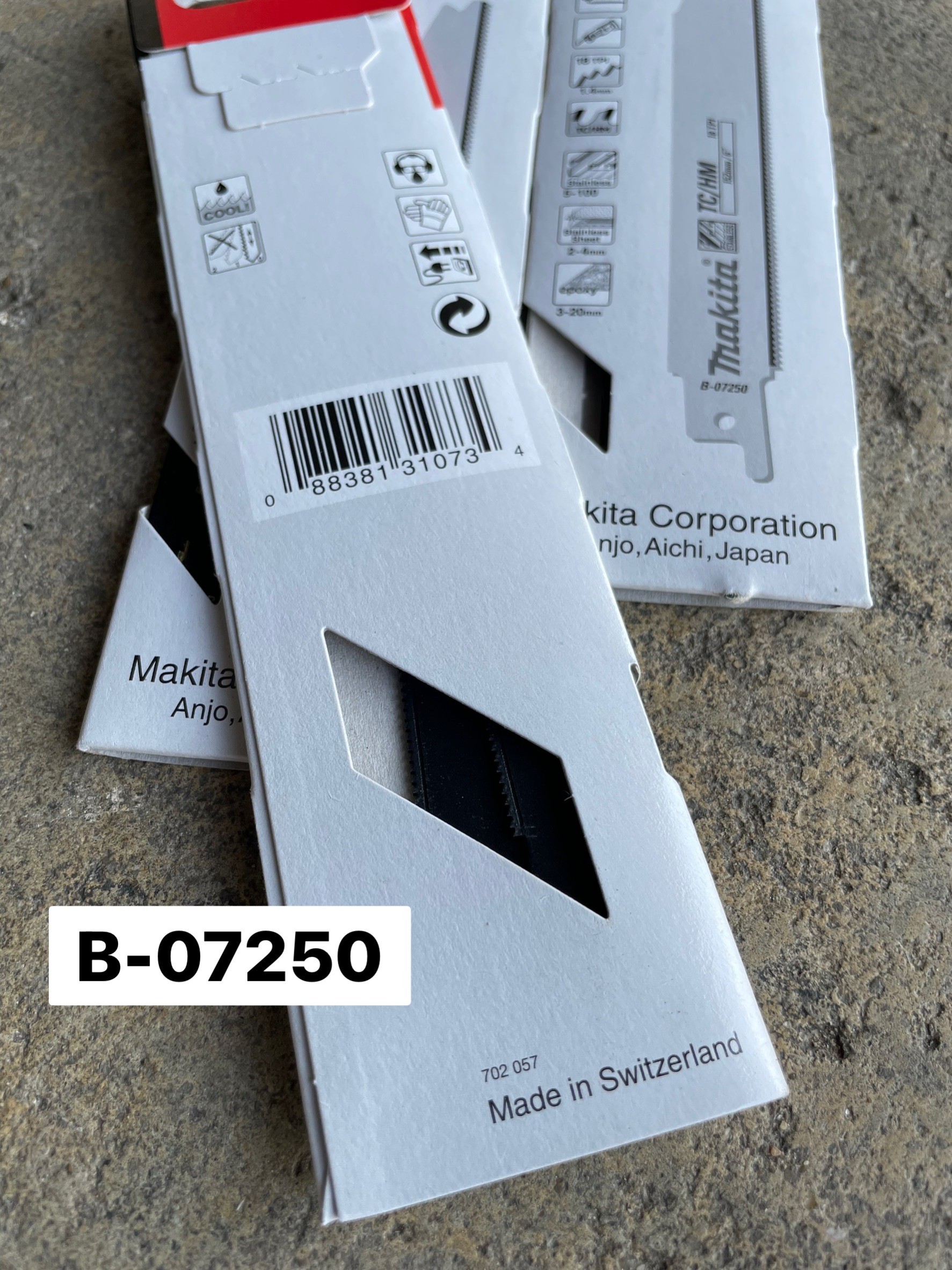 ใบเลื่อย MAKITA ตัดสเตนเลส (2ใบ/PAC) B07250