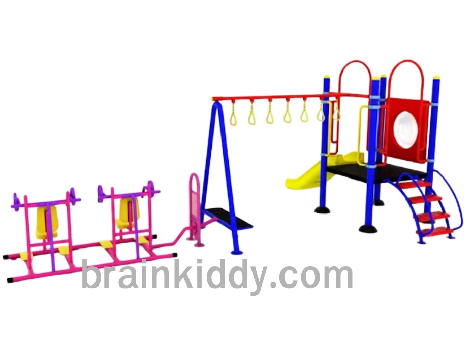 ชุดหอสไลด์80 บาร์โหน+ห่วงโหน +ยกน้ำหนักบัดดี้ เครื่องเล่นสนามกลางแจ้ง เหล็ก ของเล่น สั่งทำ 10-20 วัน