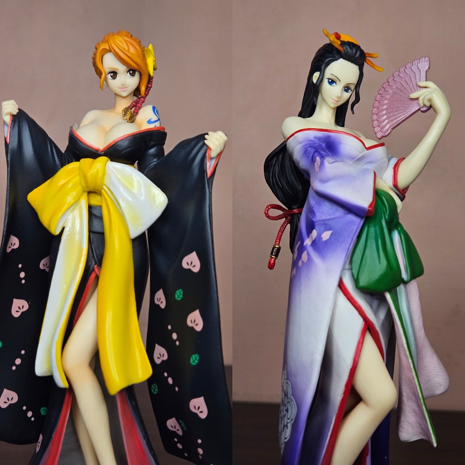 Kimono Set ของแท้ JP แมวทอง - Ichiban Kuji Banpresto [โมเดลวันพีช] (2 ตัว)
